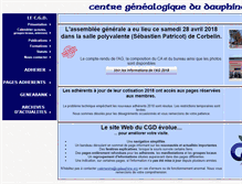 Tablet Screenshot of cgdauphine.org